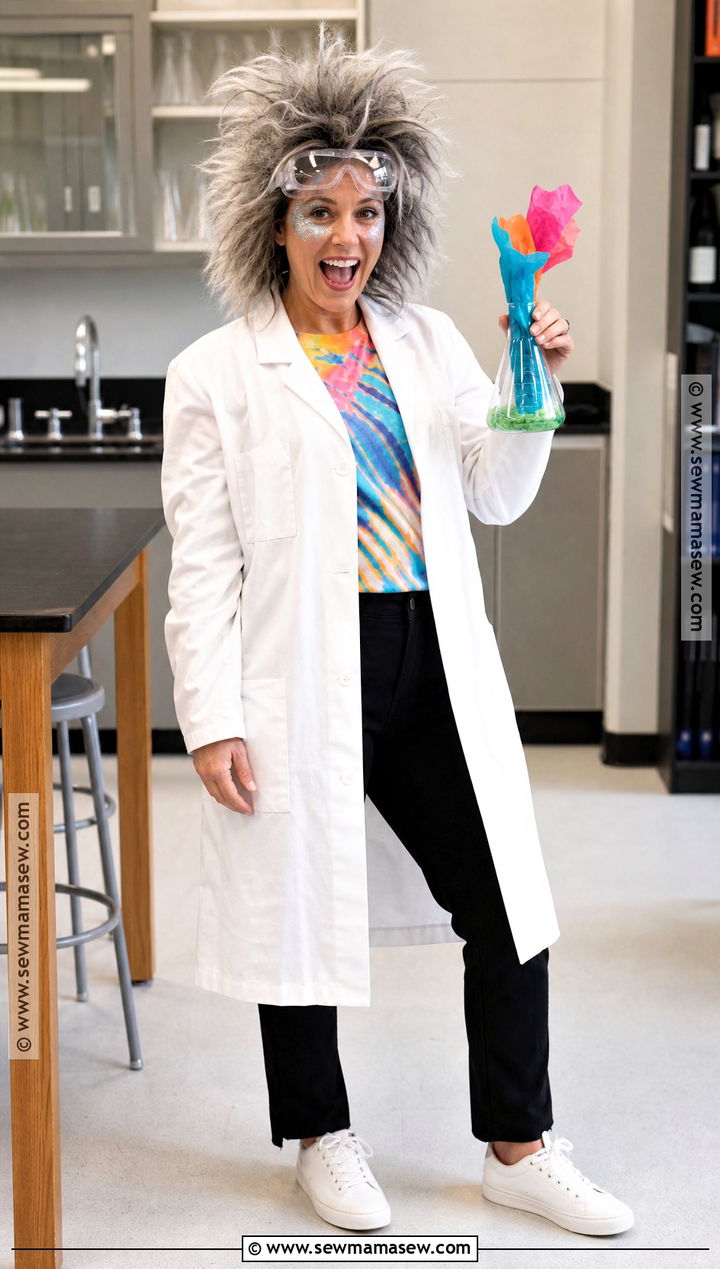 Mad Scientist Costume With Lab Coat - 40 school halloween costumes