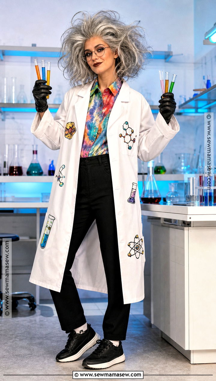 Mad Scientist Costume With Lab Coat - 45 women halloween costume ideas