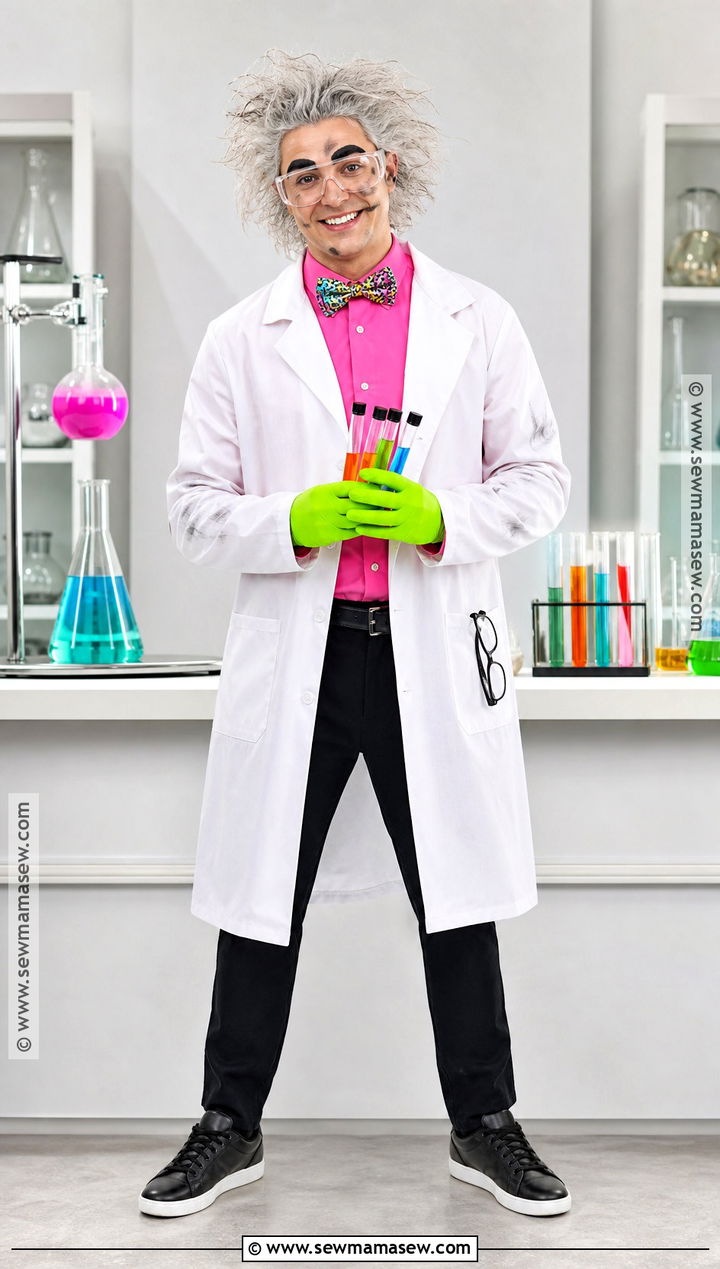 Mad Scientist Costume With Lab Coat - 50 costume ideas