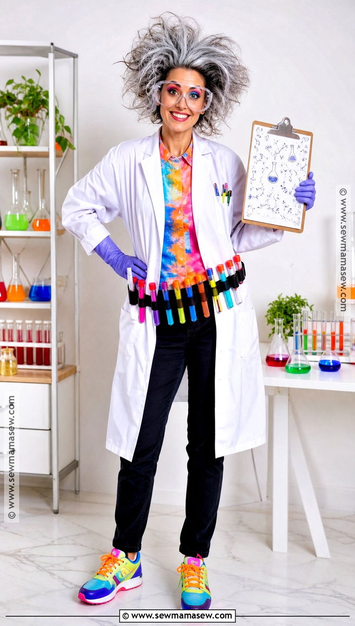 Mad Scientist Costume With Lab Coat - 50 halloween costume ideas