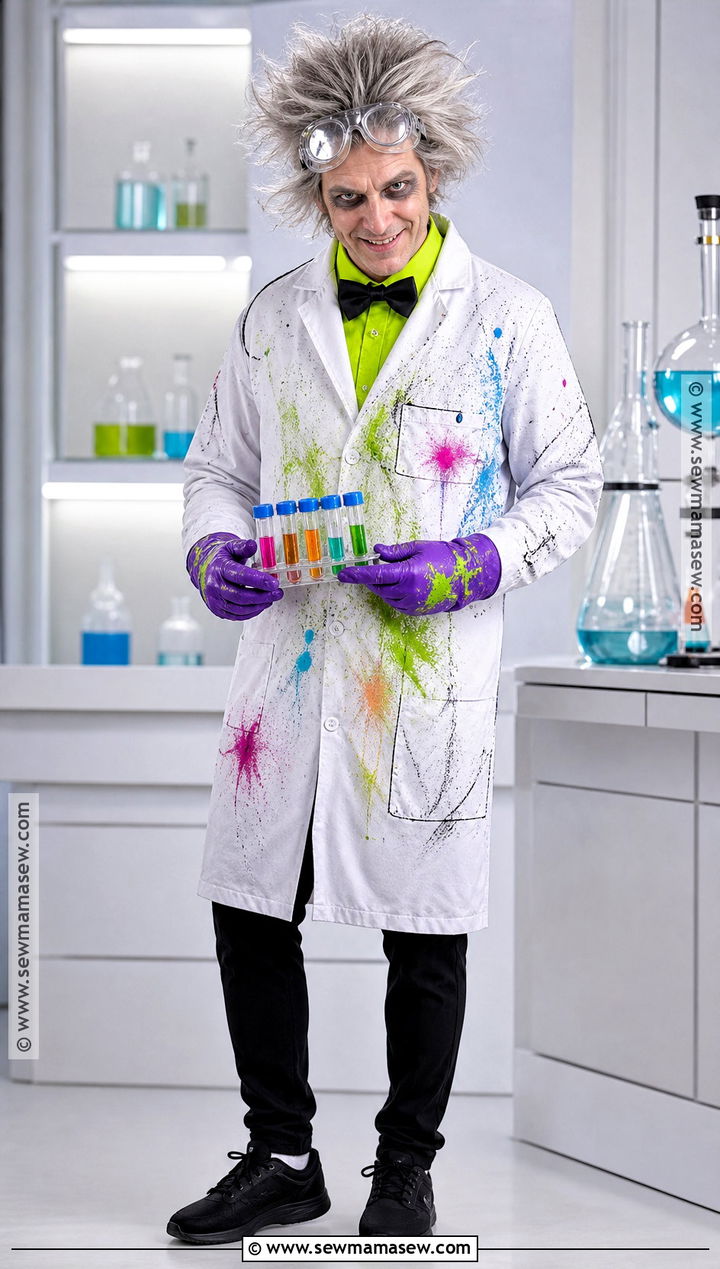 Mad Scientist Costume With Lab Coat - 50 halloween costumes ideas