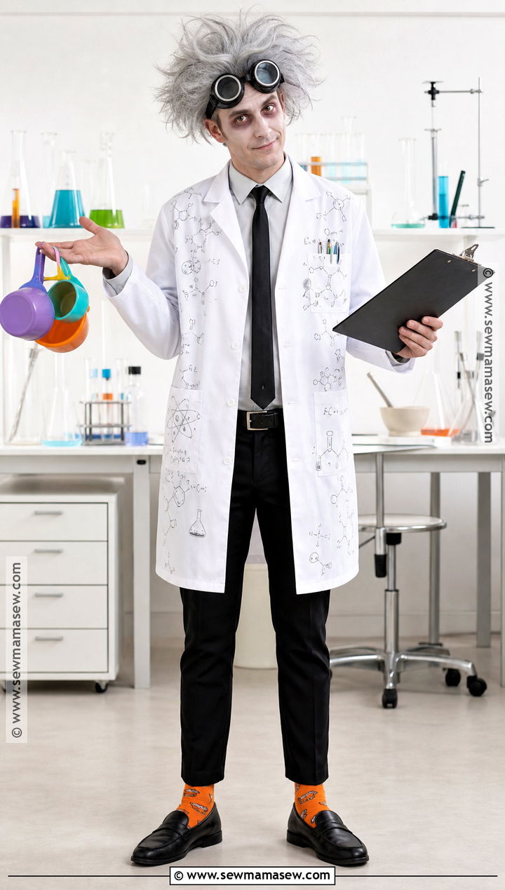 Mad Scientist Costume With Lab Coat - 50 men halloween costumes