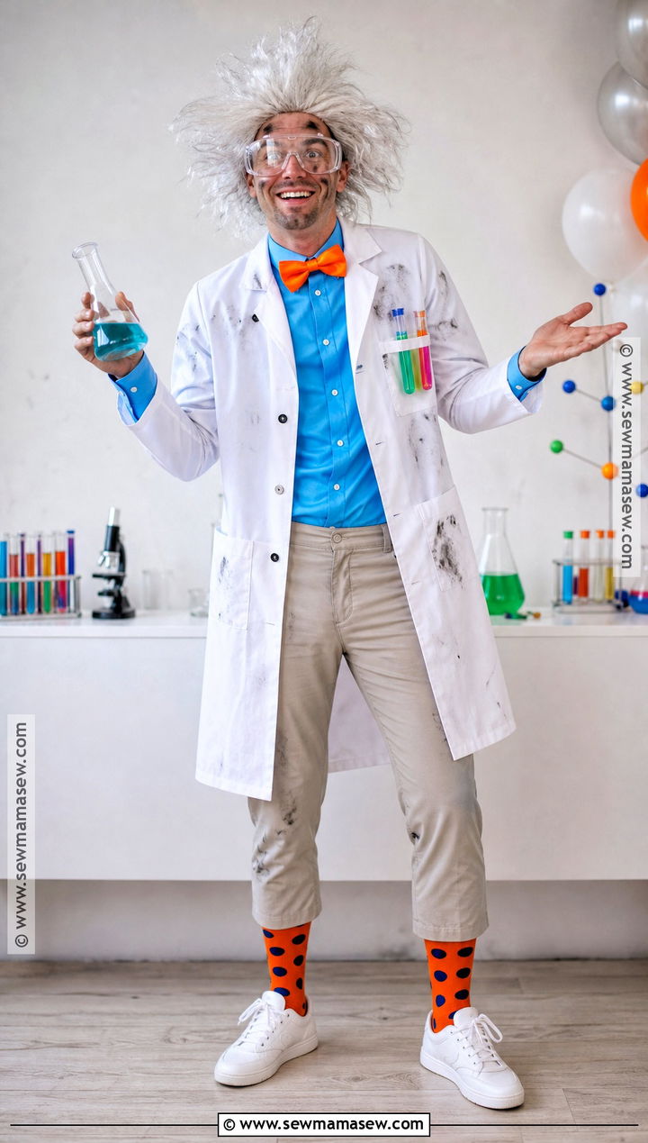 Mad Scientist Costume With Lab Coat - 30 halloween costume party ideas