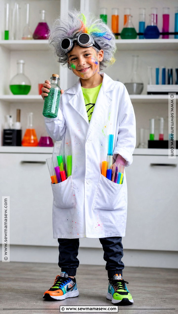 Mad Scientist Costume With Lab Coat - 30 halloween costumes kids for boys