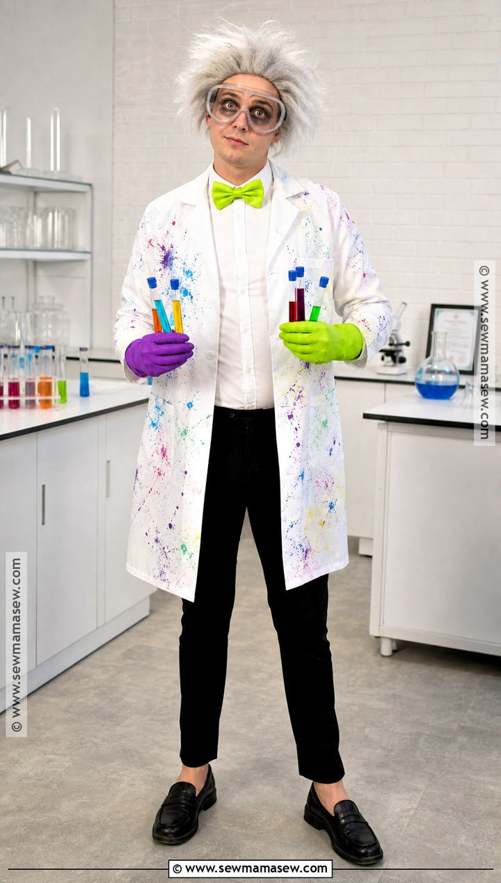 Mad Scientist Costume With Lab Coat - 30 costume for halloween ideas
