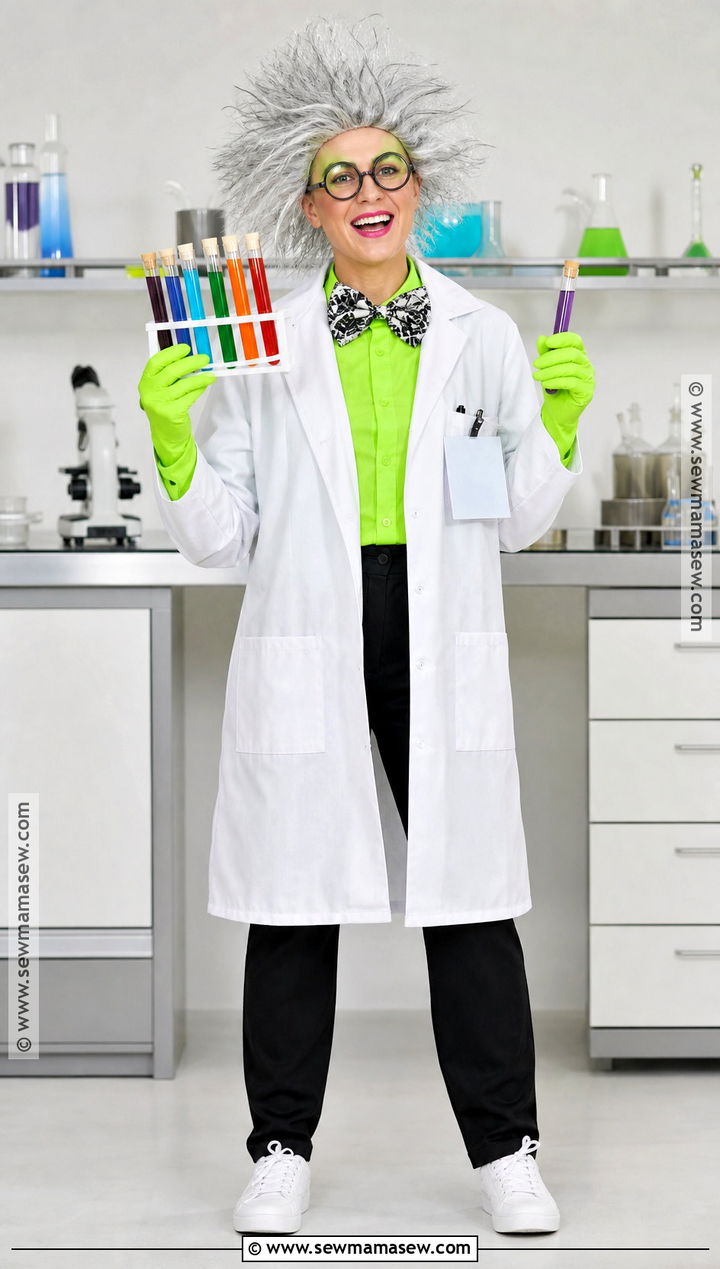 Mad Scientist Costume With Neon Details - 35 killer costume ideas