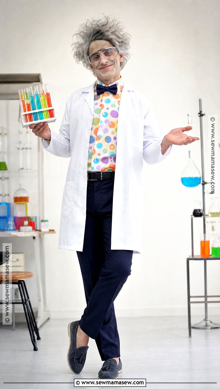 Mad Scientist Costume With White Lab Coat - 35 halloween costumes one person