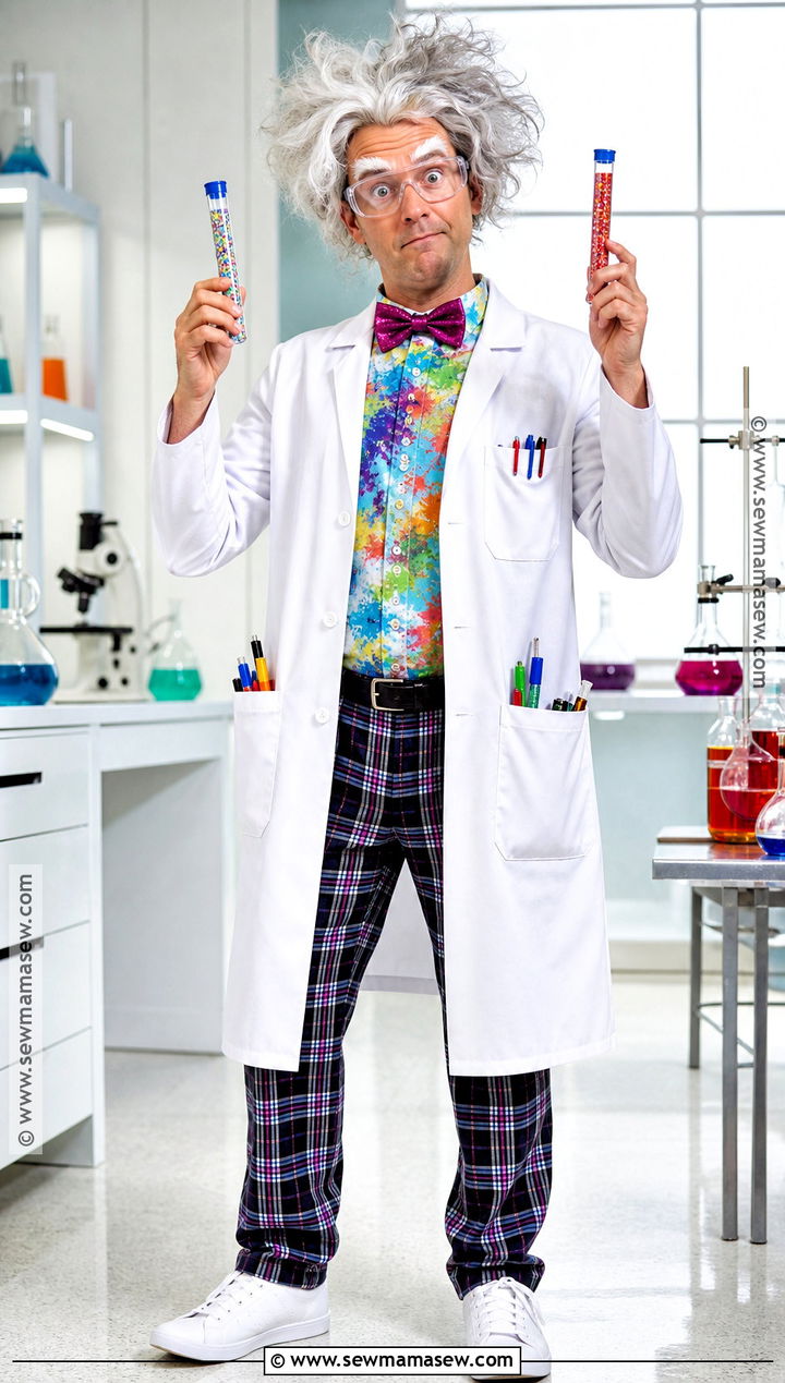 Mad Scientist Costume With White Lab Coat - 40 good halloween costumes