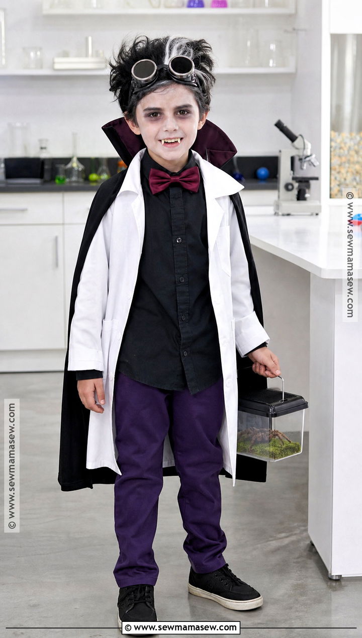 Mad Scientist Vampire Costume - 30 vampire costume ideas for kids