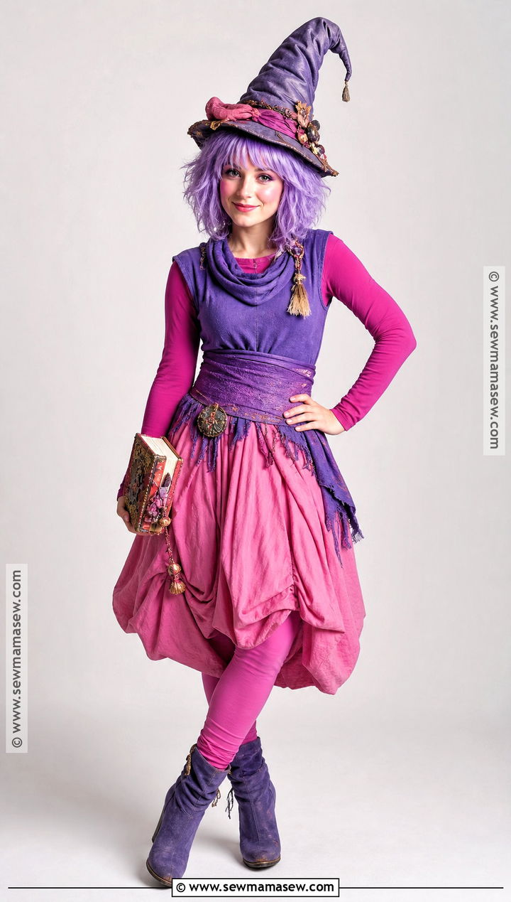 Madam Mim Costume With Lavender Hair - 30 purple hair costume ideas