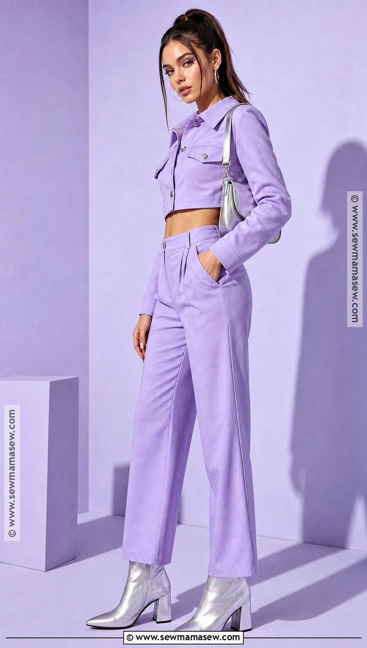 Maddy Perez Purple Set Costume - 50 brunette halloween costumes ideas