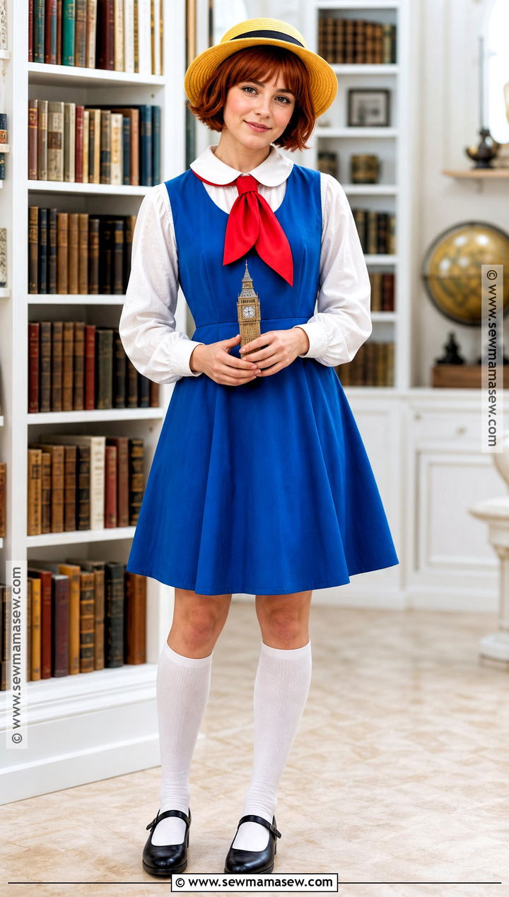 Madeline Costume With Blue Dress - 30 madeline costume ideas