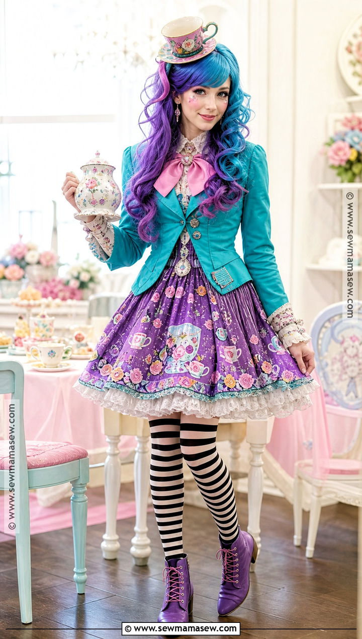 Madeline Hatter Costume With Teacup Hat - 35 Ever After High Costumes