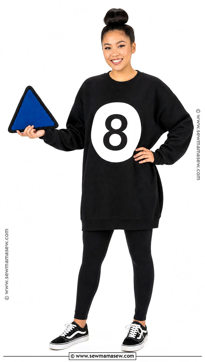 Magic 8 Ball Costume - 35 black costume ideas