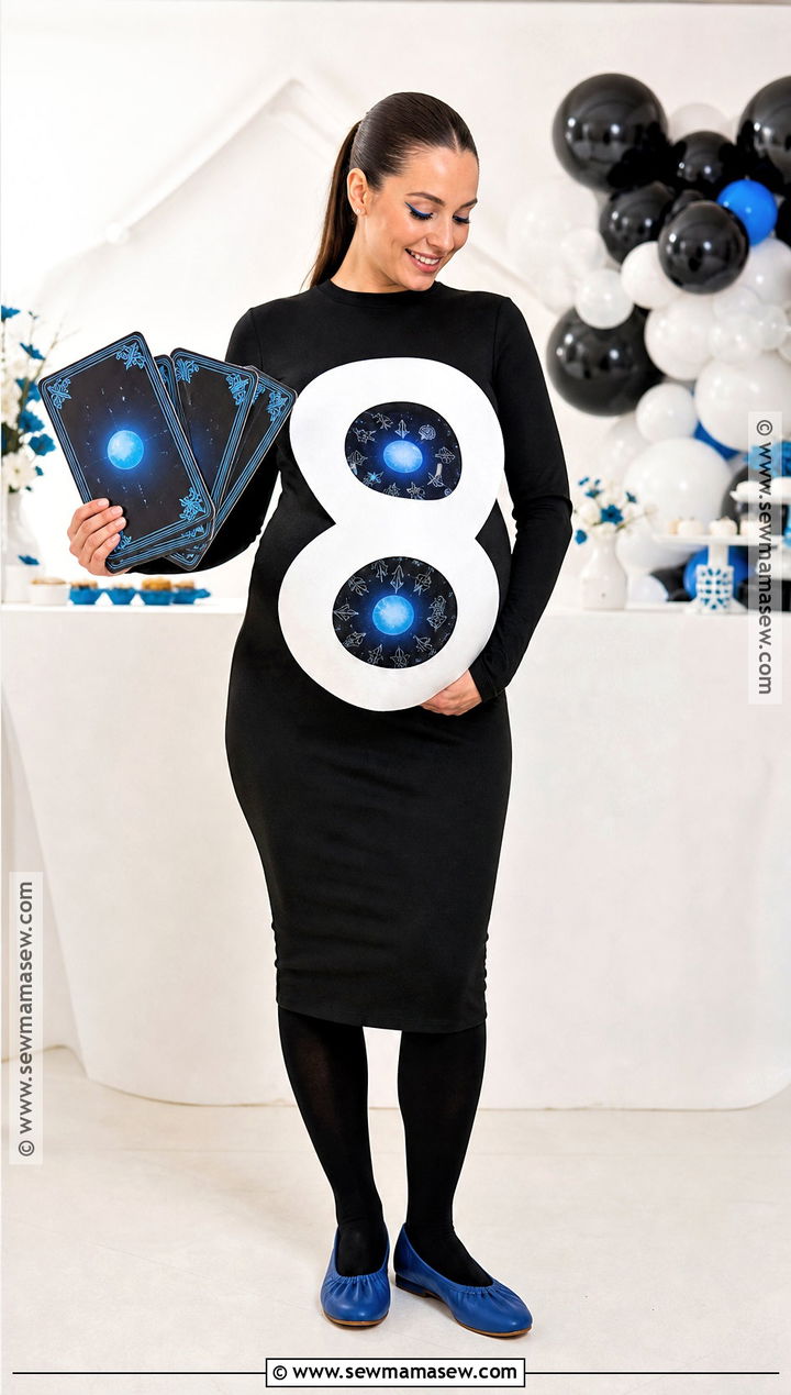 Magic 8 Ball Maternity Costume - 30 maternity halloween costumes
