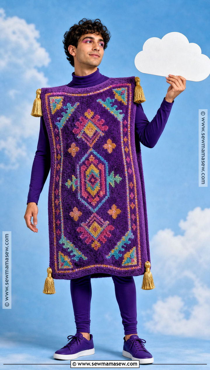 Magic Carpet Costume With Purple Tunic - 30 aladin costume ideas