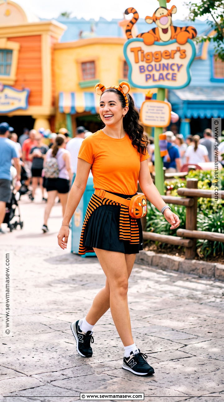 Magic Kingdom Tigger Disneybound Outfit - 15 Magic Kingdom Outfit Fall Ideas