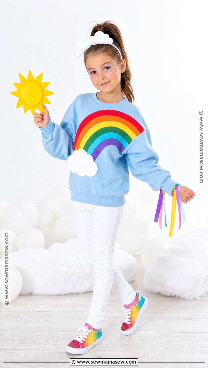 Magic Rainbow Costume - 30 easy halloween costumes for kids
