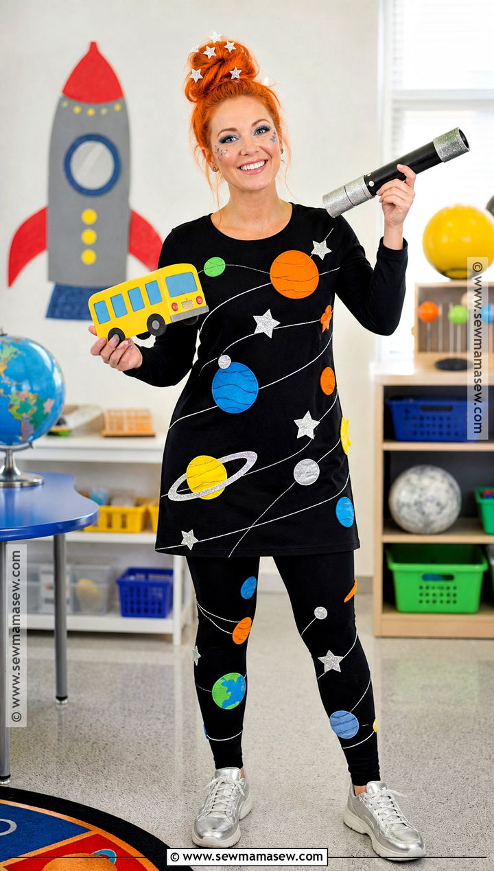 Magic School Bus Solar System Costume - 30 preschool teacher halloween costumes