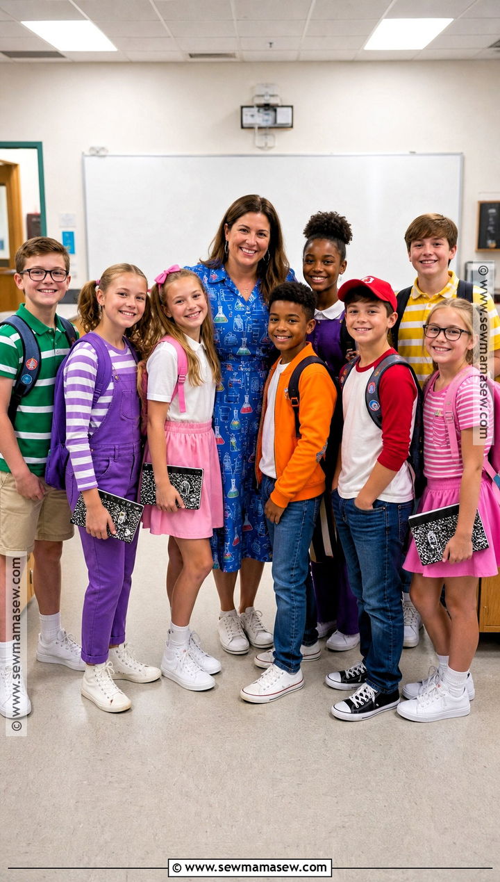 Magic School Bus Student Group Costume - 30 Magic School Bus Costume Ideas