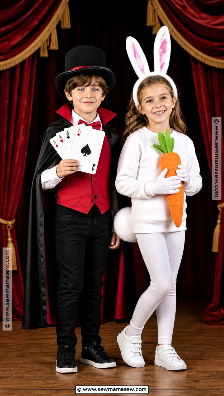 Magician And Rabbit Costume - 35 boy and girl halloween costumes