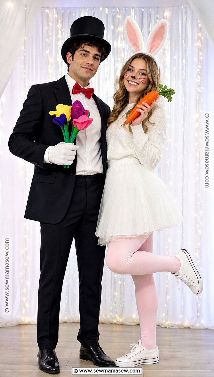 Magician And Rabbit Costume - 40 duo costume ideas for best friends