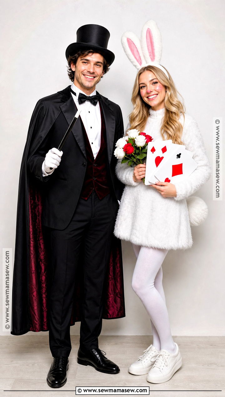 Magician And Rabbit Couple Costume - 30 couple outfits halloween