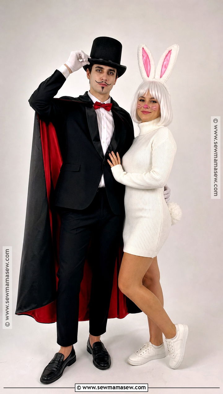 Magician And Rabbit Couple Costume - 40 good halloween costumes
