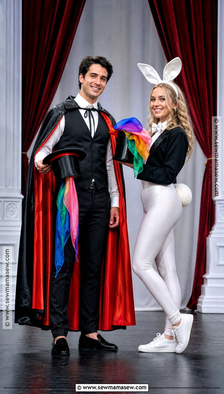 Magician And Rabbit Duo Costume - 35 unique duo halloween costumes
