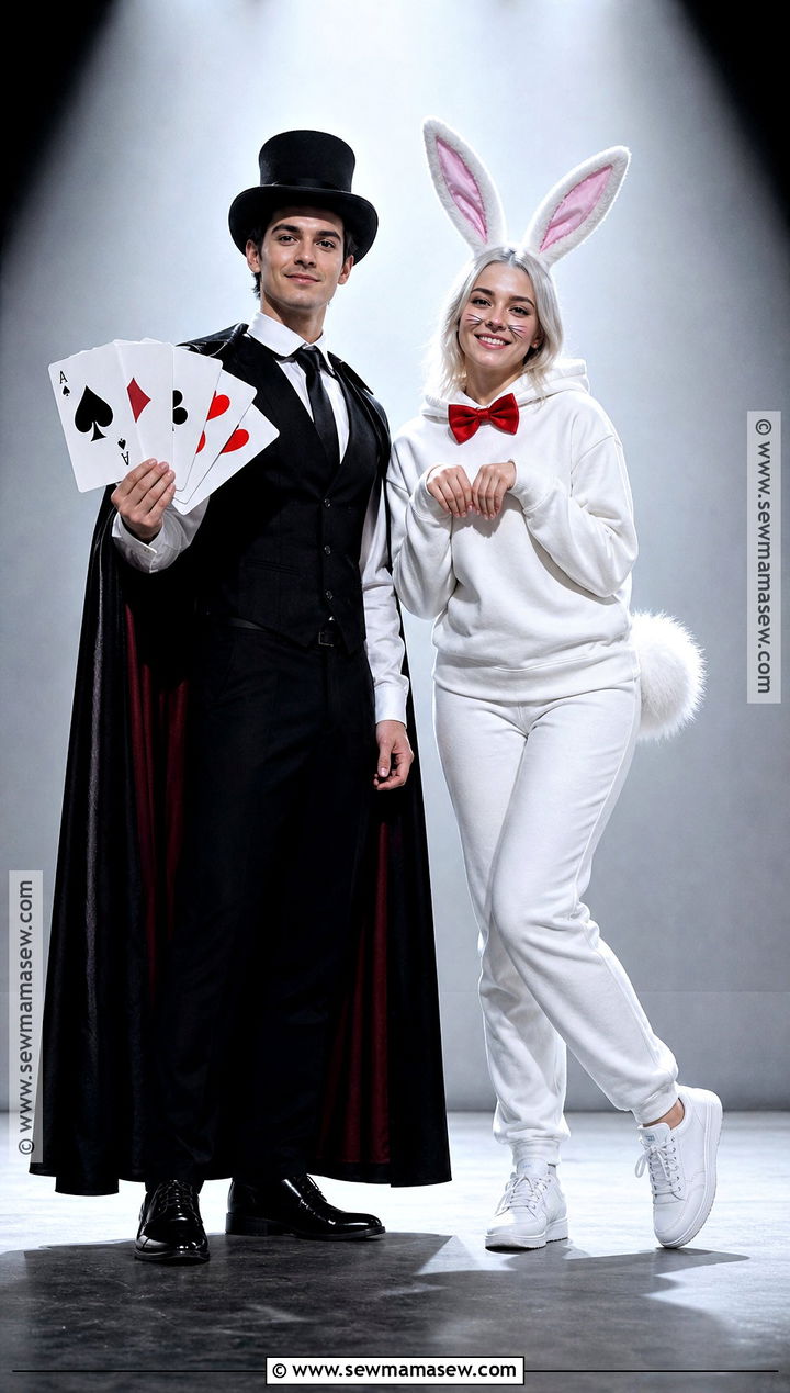 Magician And Rabbit Duo Costume - 40 halloween costume duo ideas