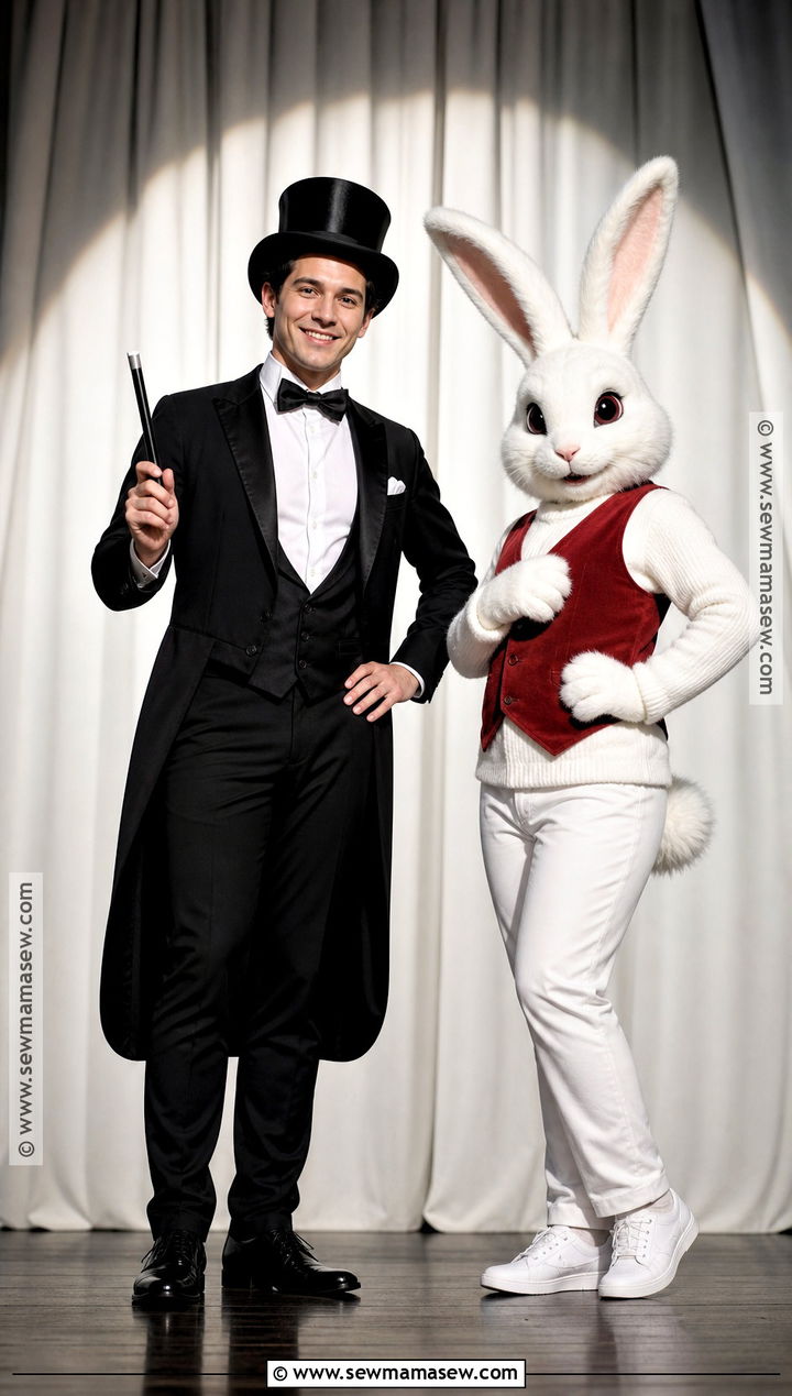Magician And White Rabbit Couple Costume - 45 halloween costumes for couples