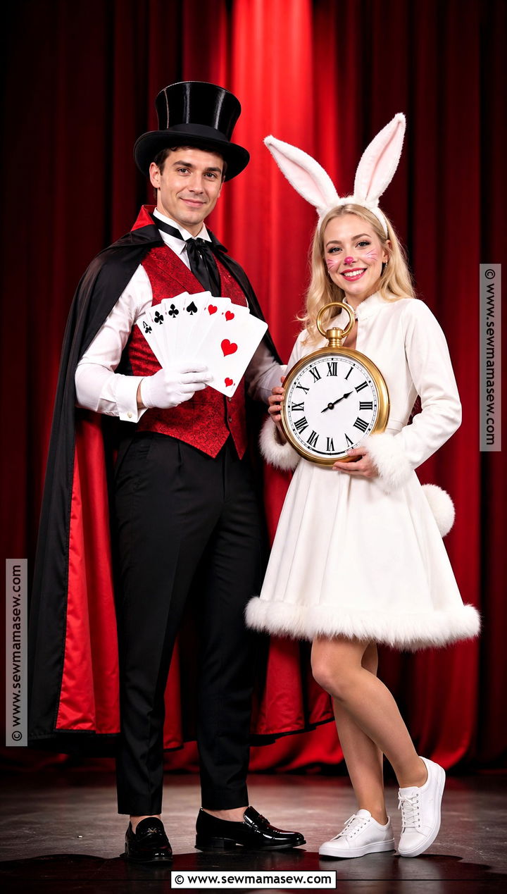 Magician And White Rabbit Duo Costume - 40 costume halloween duo ideas