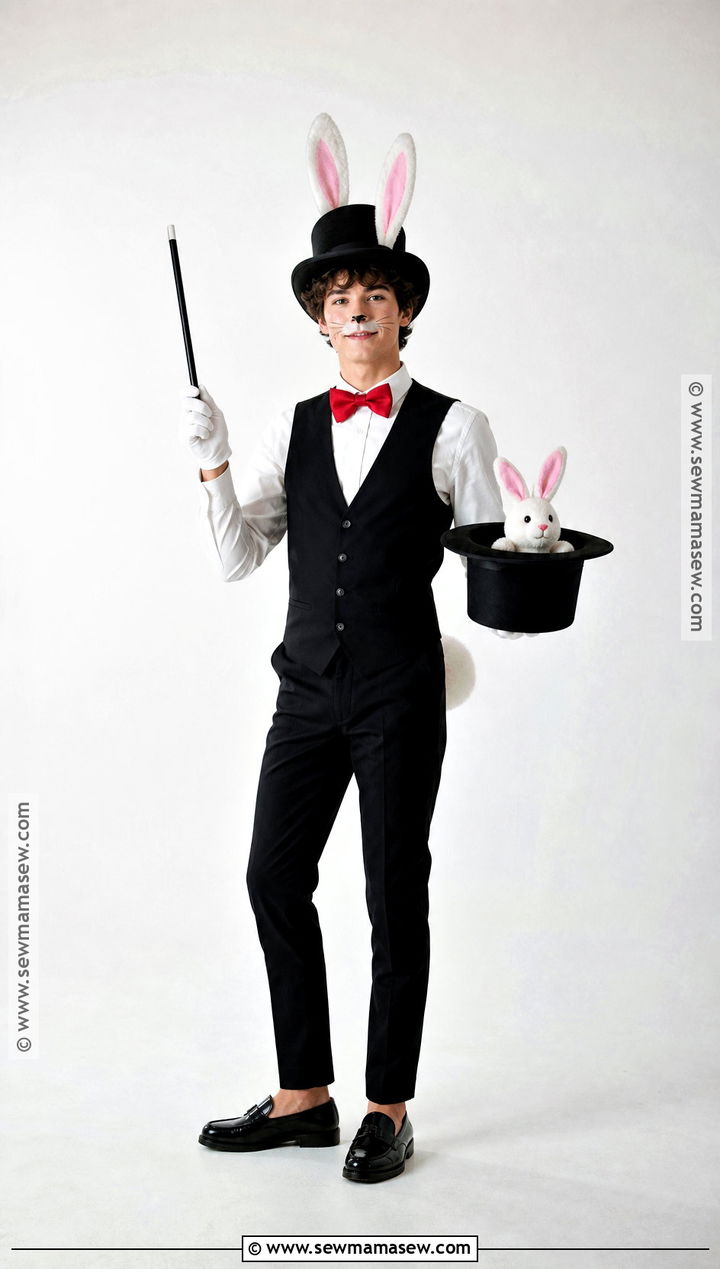 Magician Bunny Costume - 30 Halloween Bunny Costume Ideas