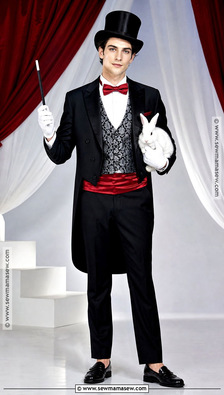 Magician Costume With Black Tailcoat - 30 costume outfits