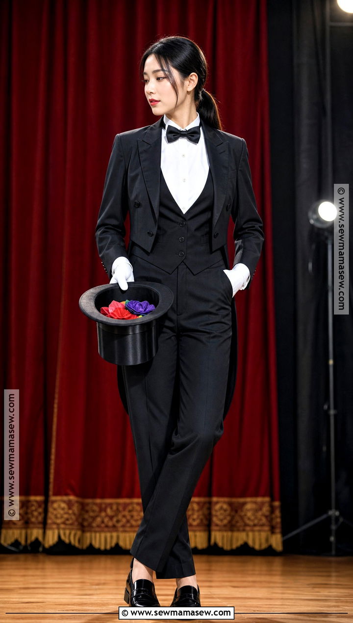 Magician Costume With Sleek Black Hair - 45 black hair halloween costumes
