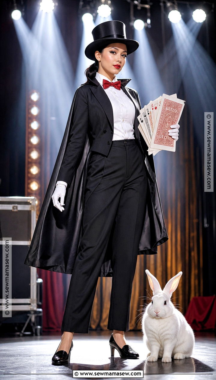 Magician Costume With Slick Black Hair - 30 black hair halloween costumes ideas