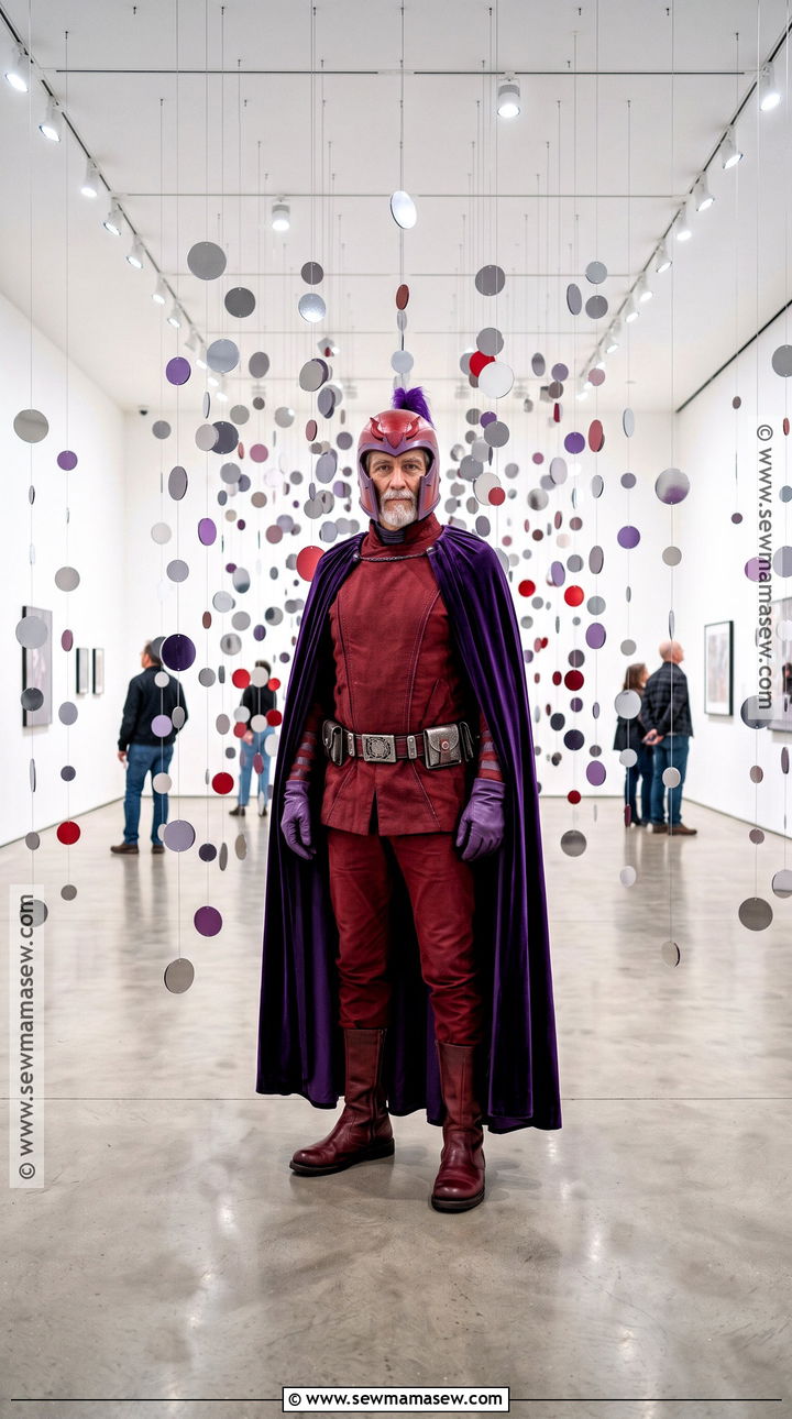 Magneto Costume With Purple Cape - 30 marvel costume ideas