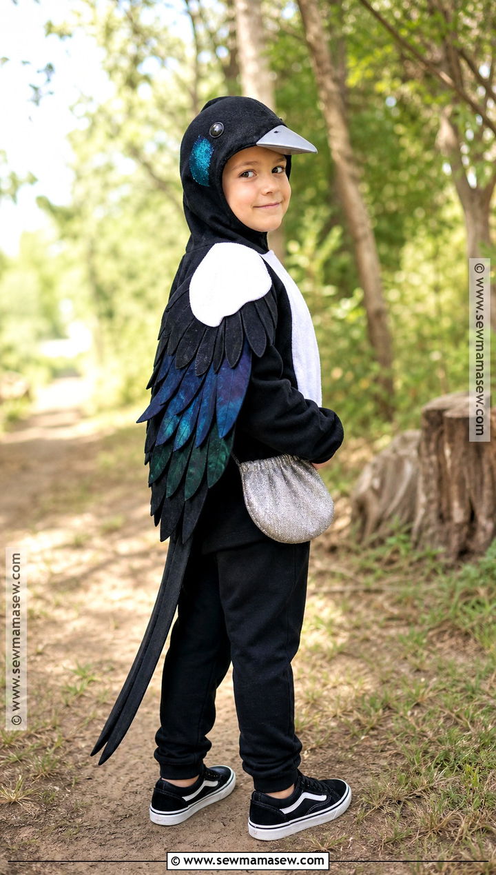 Magpie Costume For Kids - 30 bird costume ideas for kids