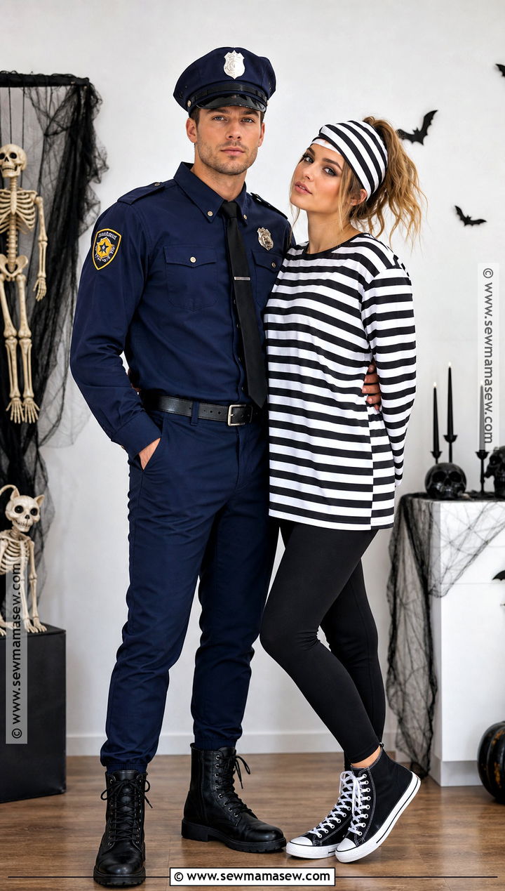 Male Police Officer And Female Prisoner Costume - 35 police and prisoner costume ideas