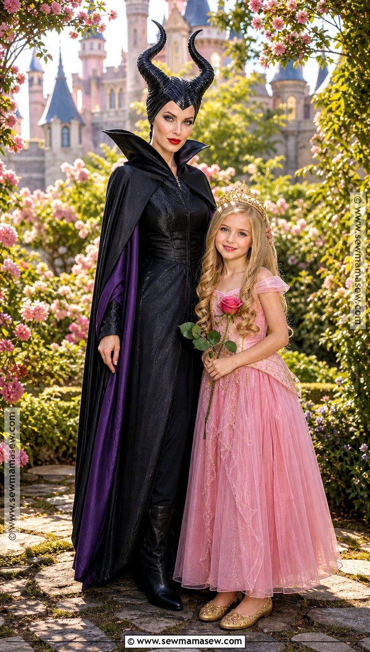 Maleficent And Aurora Costumes - 30 mom and daughter costumes