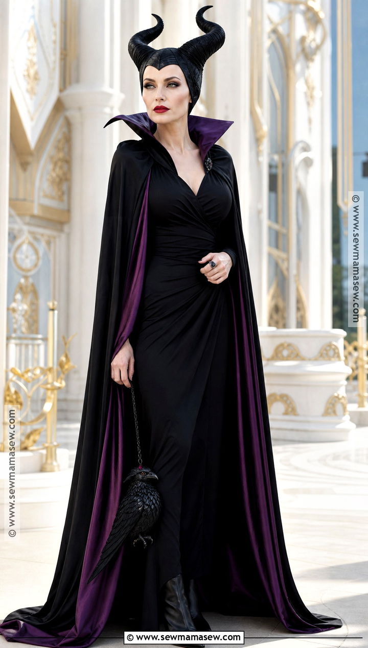 Maleficent Black Cape Movie Costume - 45 movie character costumes