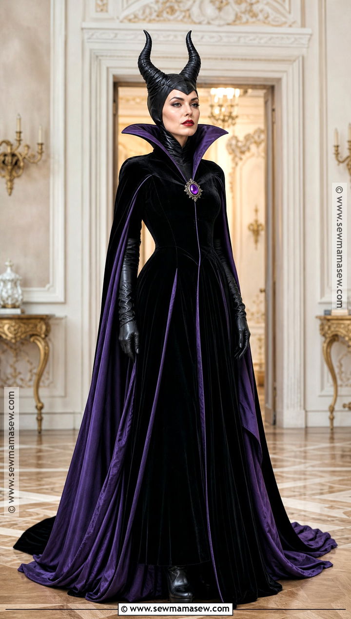 Maleficent Coronation Costume With Regal Cape - 50 maleficent costume ideas