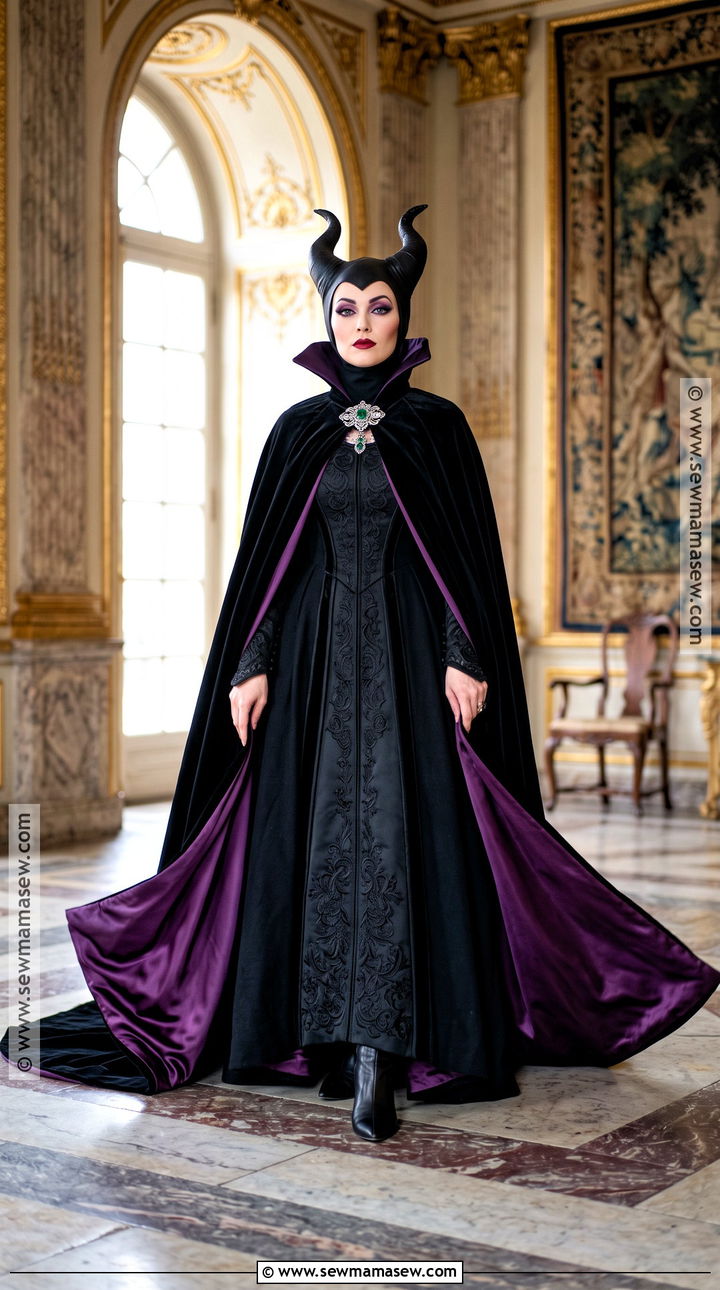 Maleficent Cosplay With Black Cape - 35 best cosplay ideas