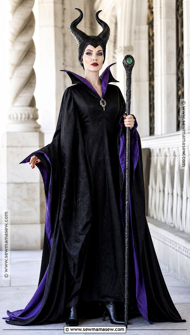 Maleficent Costume With Black Horns - 30 Disney Villain Costumes for Women