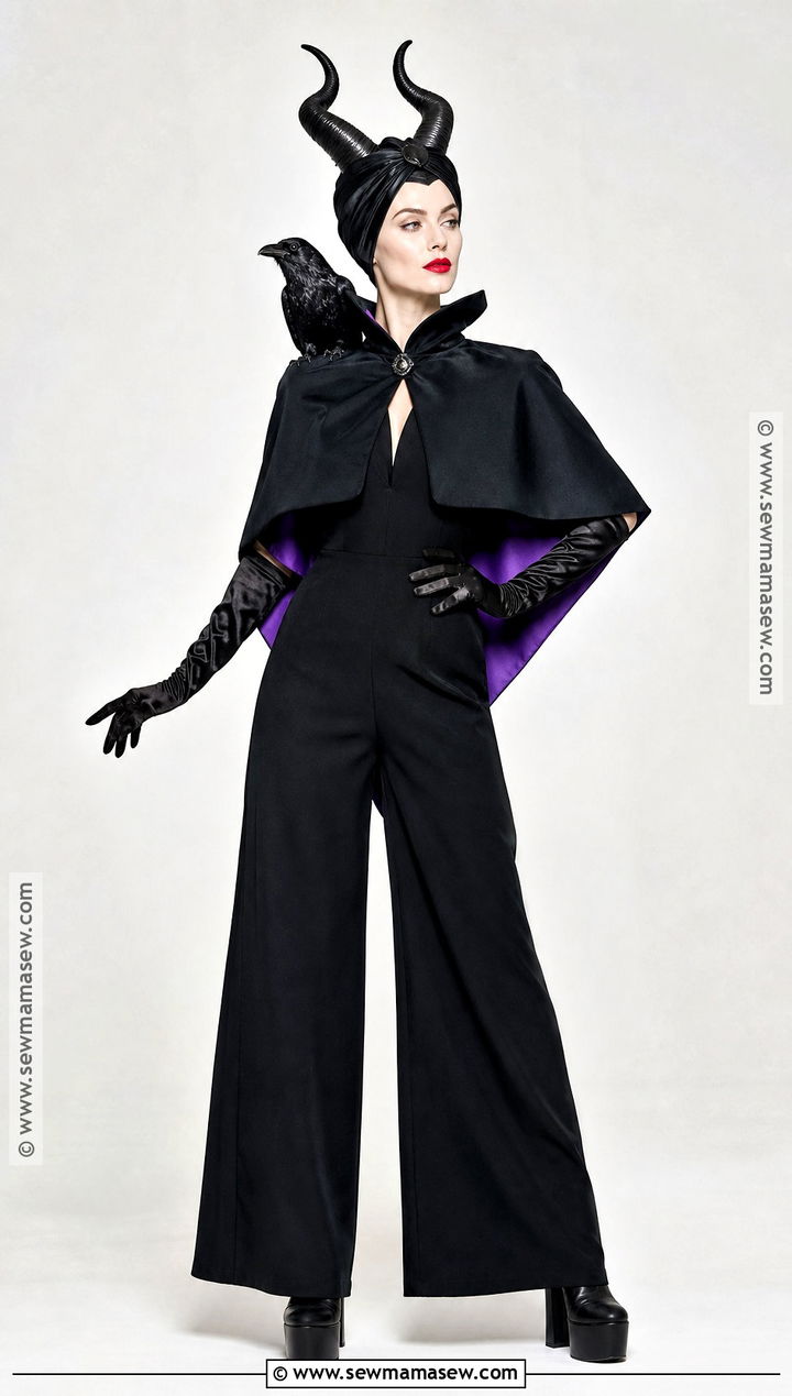 Maleficent Costume With Black Jumpsuit - 50 maleficent costume ideas