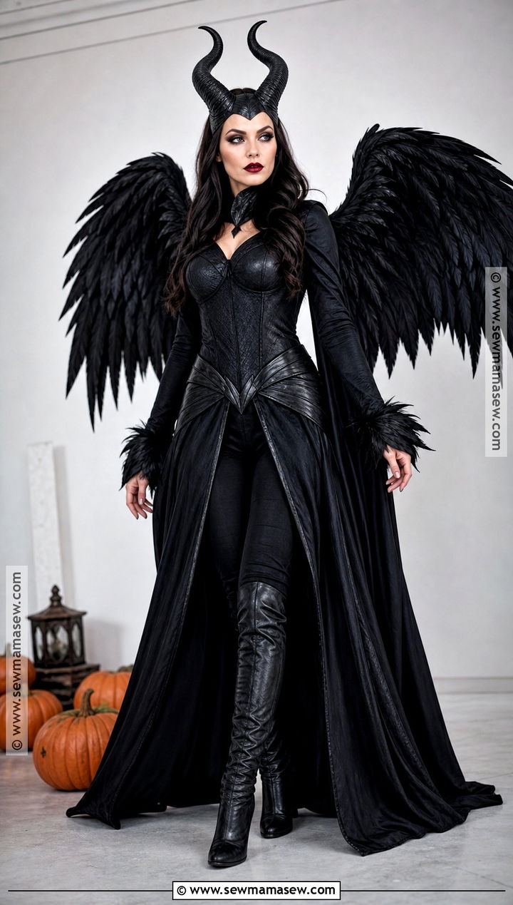 Maleficent Mistress Of Evil Costume With Wings - 50 maleficent costume ideas