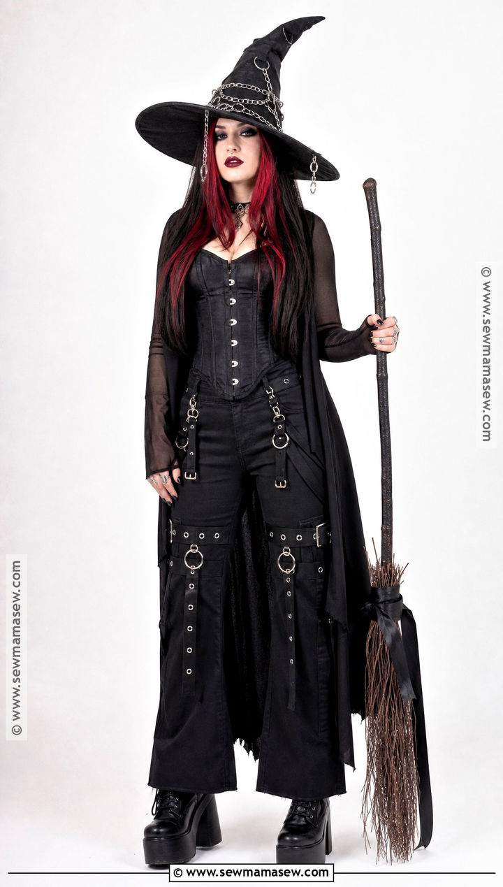 Mall Goth Witch Costume - 35 alt halloween costume ideas
