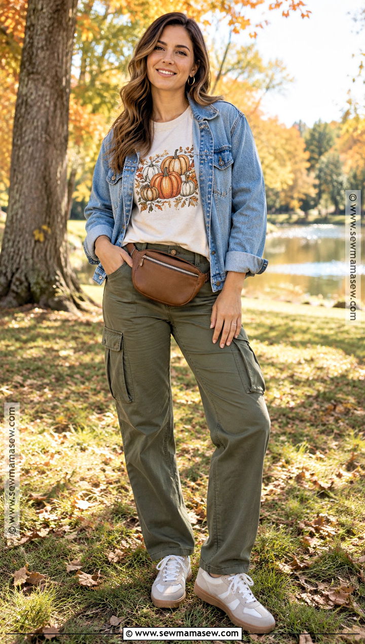 Mamas Thanksgiving Crew Shirt With Cargo Pants - 15 mama thanksgiving shirt ideas