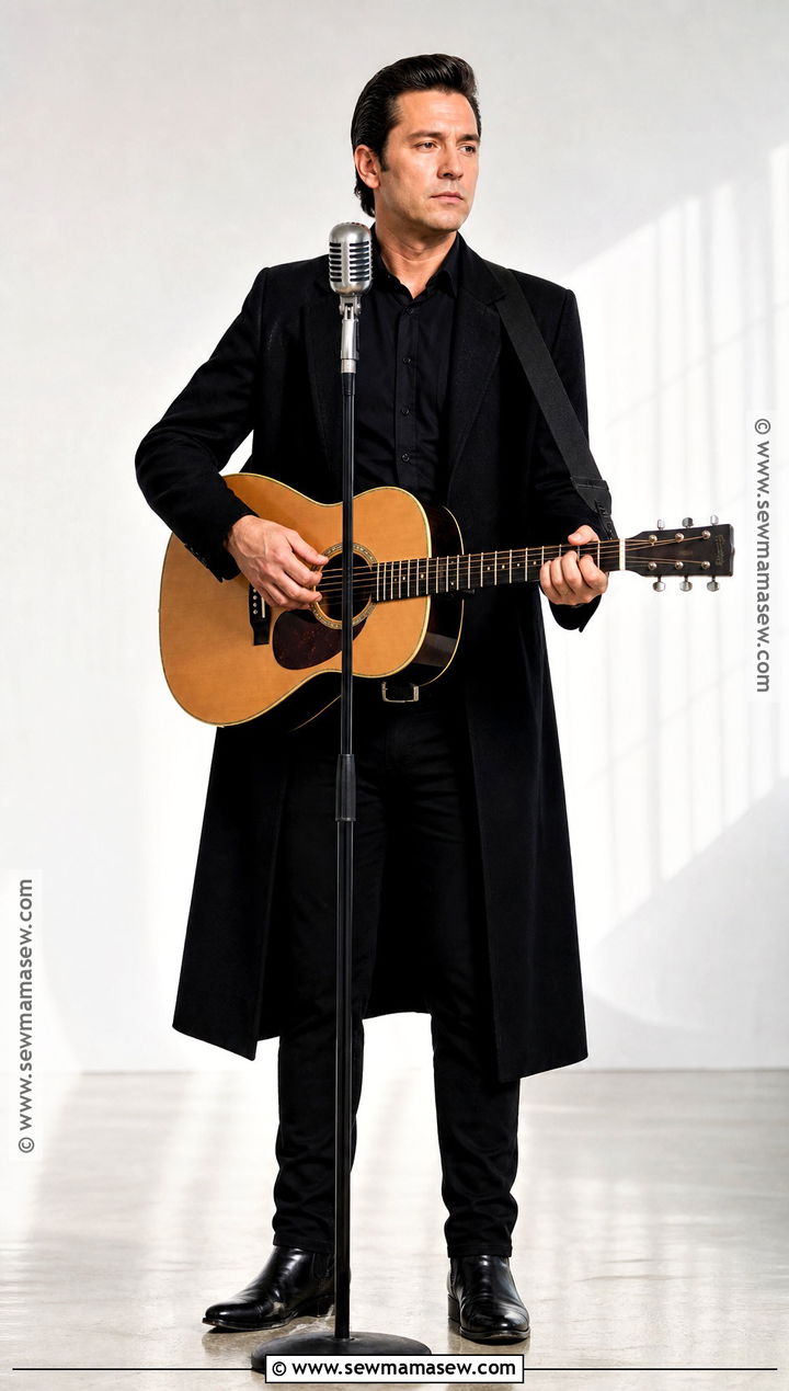 Man In Black Country Costume - 30 Country Halloween Costumes