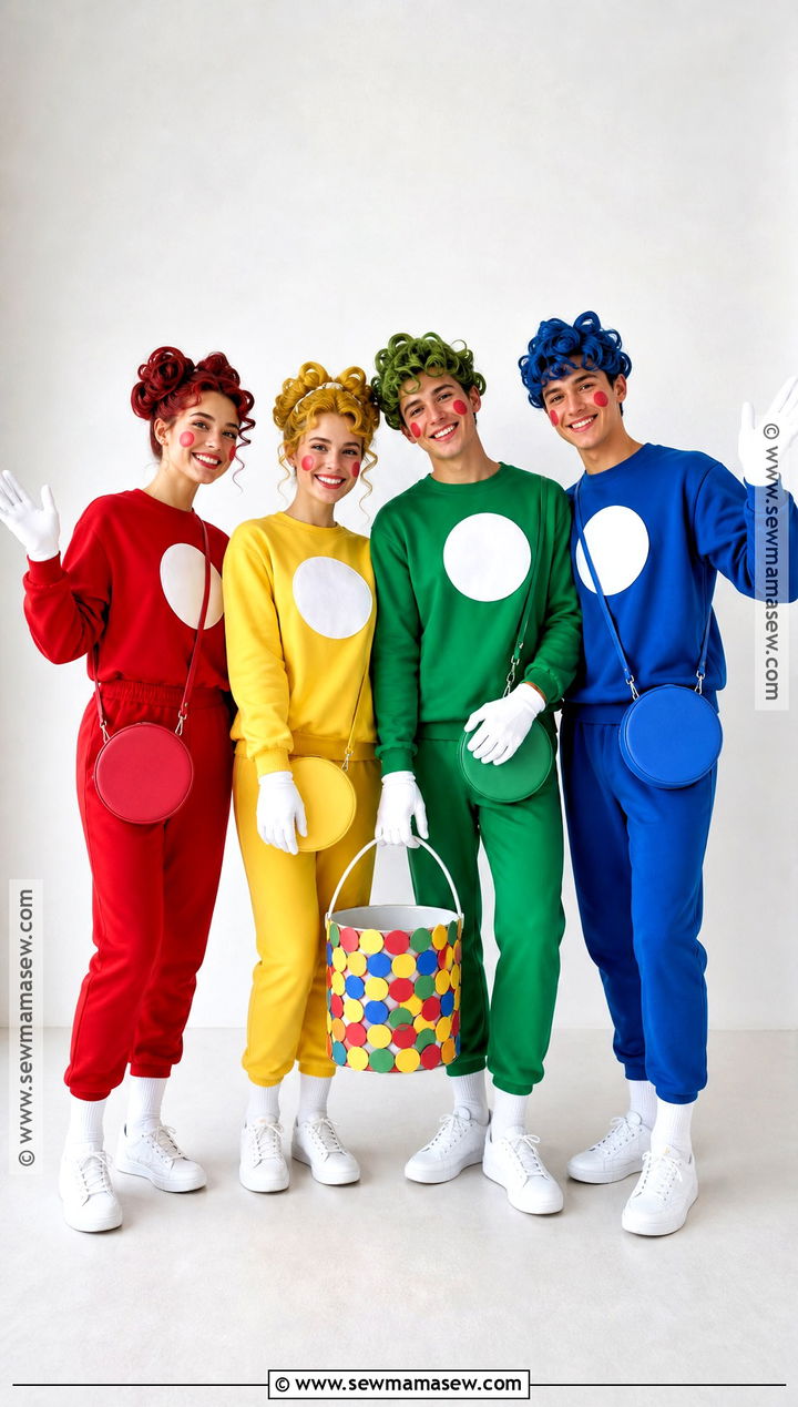 MandM Group Costume - 45 4 people halloween costumes